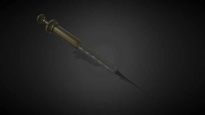 Alexander Wood - Hypodermic Syringe 3D Model