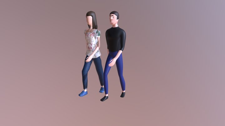 Animated Characters 3D Model
