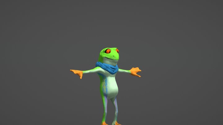 Frog2 3D Model