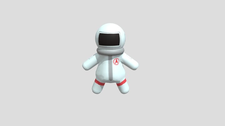 Vibin' Astronaut 3D Model