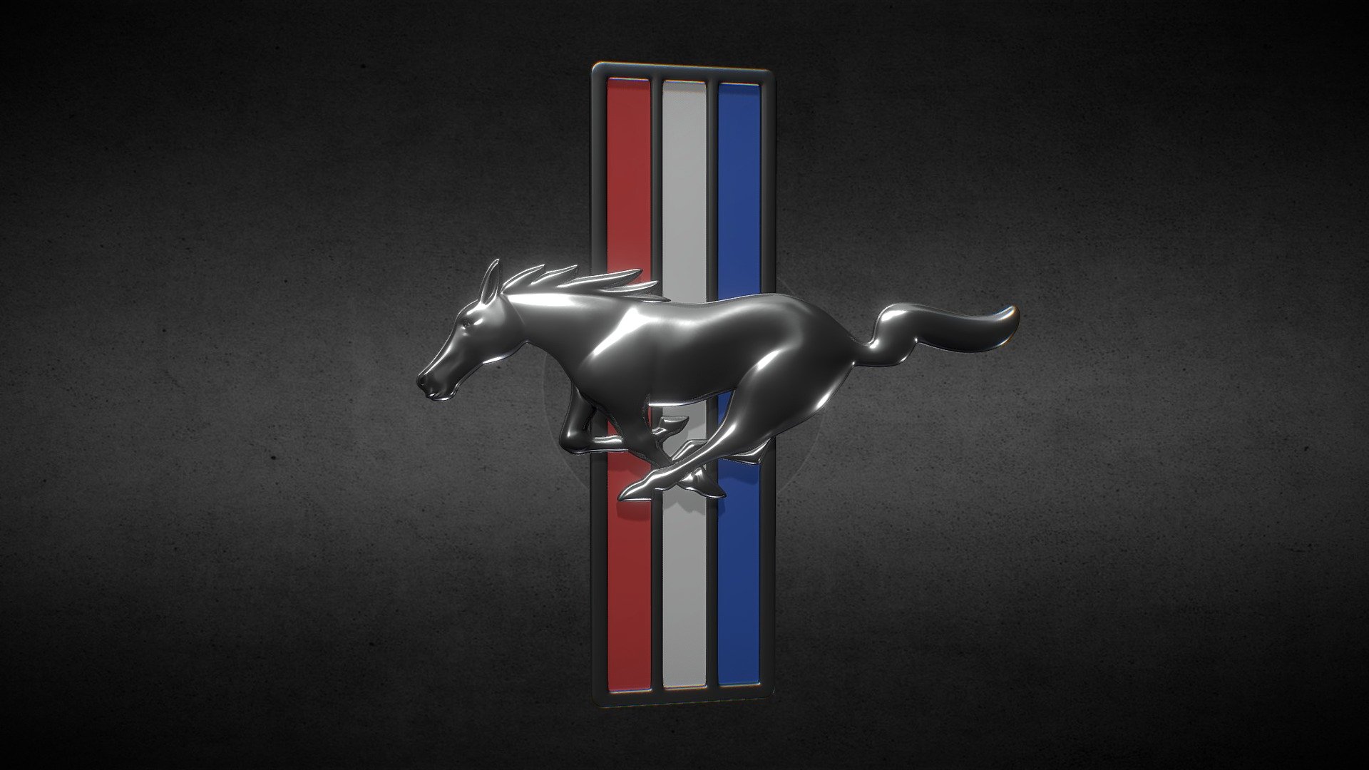 Mustang Logo - Buy Royalty Free 3D Model By Gobikerstreet (@Gobikerstreet)  [3Fed4C6]