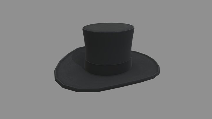 High Top Hat 3D Model