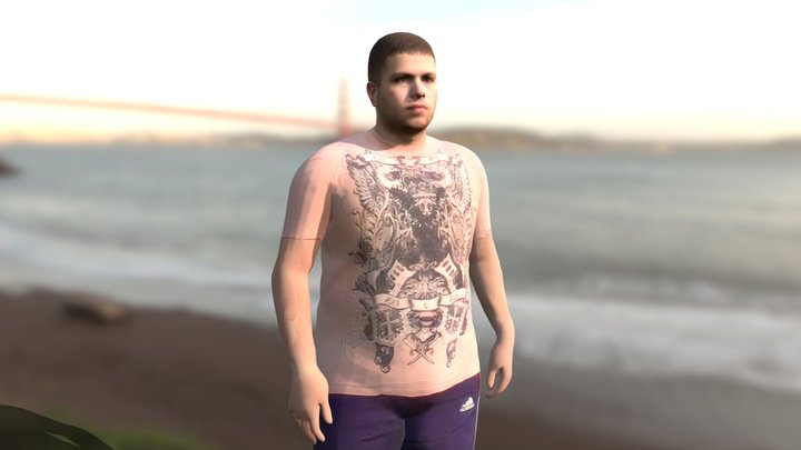 rida sidi ben ali Breathing Idle – Gratis 3D-model STL