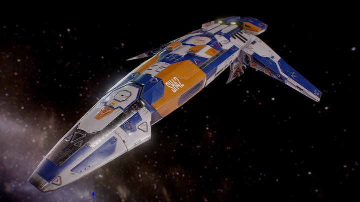 Spacefighter 3D Model