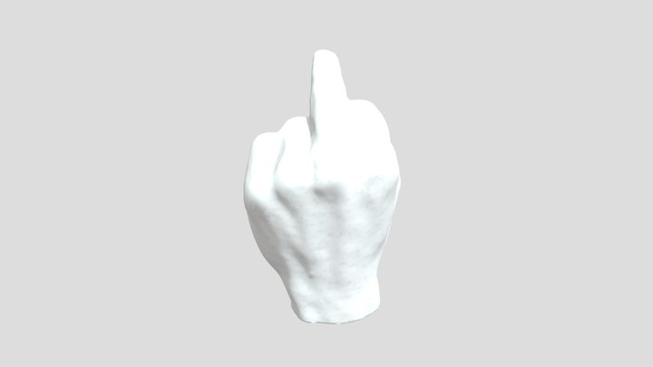 Middle Finger To Scale 3D Model