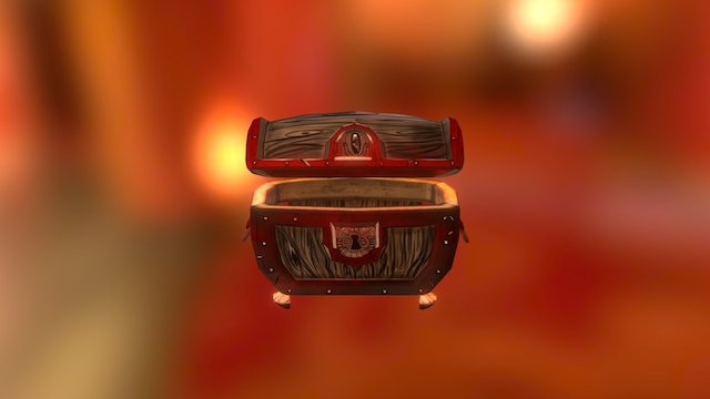 Treasure Chest 3D Model