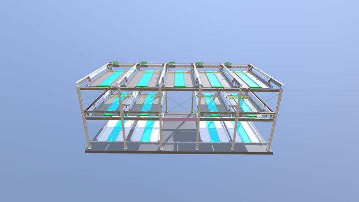 Tổng Thể Nhà Xe 3F-5 3D Model