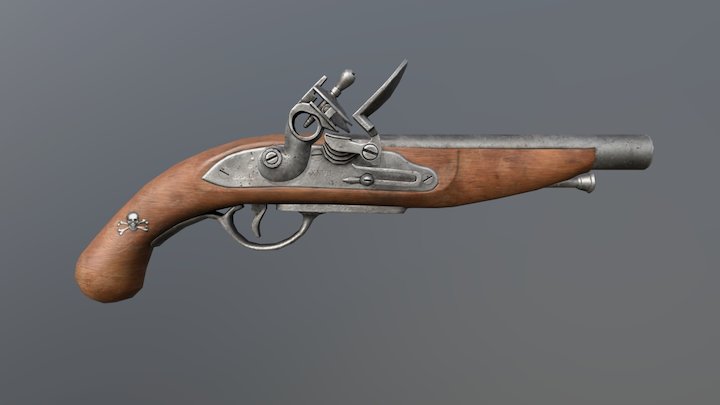 Flintlock 3D Model