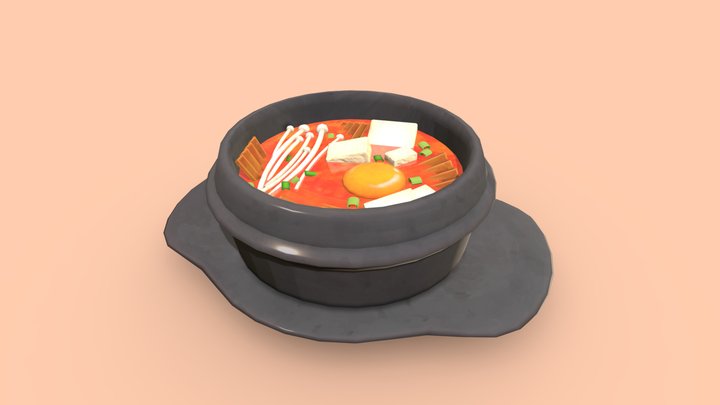 Kimchi Jjigae 3D Model