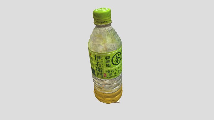 tea plastic bottle, Metascan 20211125-2336 3D Model