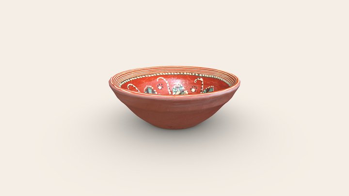 Миска з лебедями BC0188 3D Model