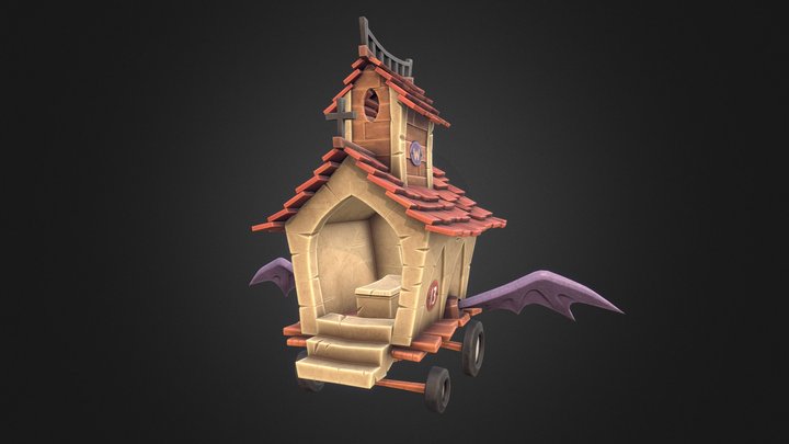 Wacky Races - Vroom Tomb 3D Model