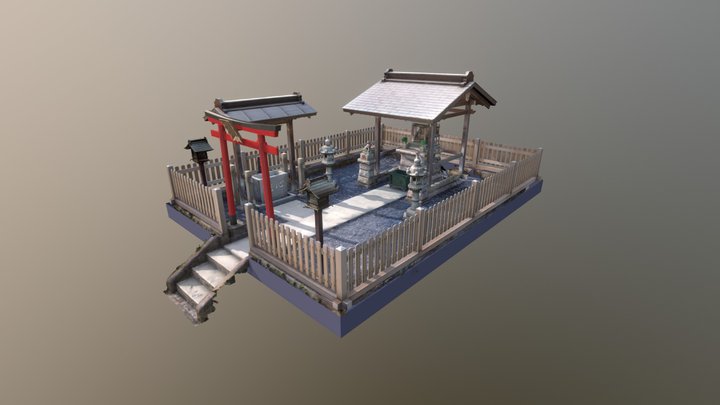 稲荷神社 3D Model