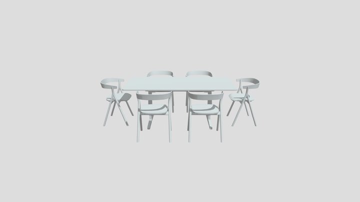 Dining-set 3D Model