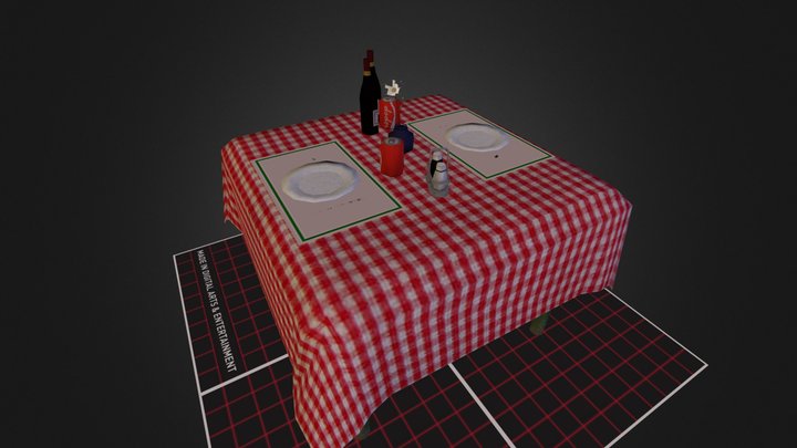 Prop_Table 3D Model
