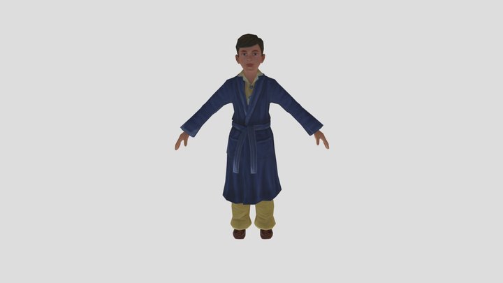 Hero Boy 3D Model
