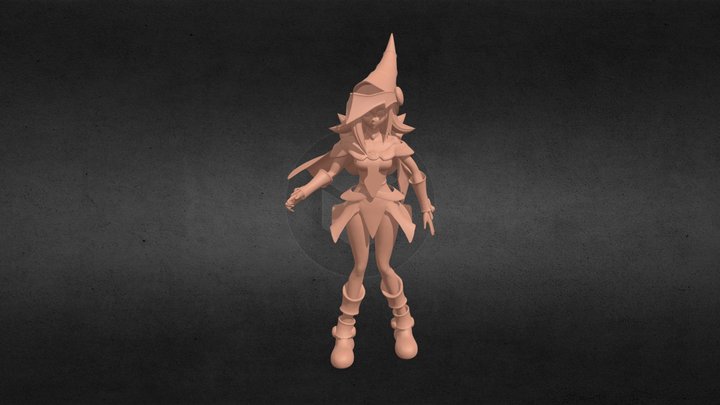 Dark Magician Girl (Yu-Gi-Oh) – Free 3D Model STL
