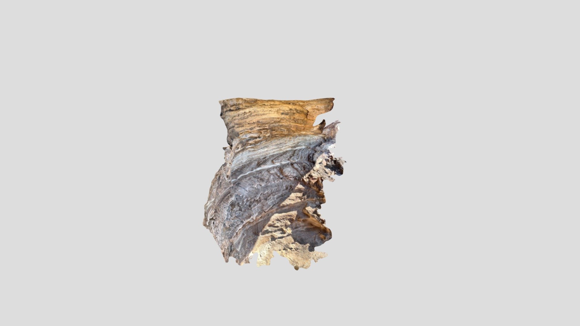 Wind eroded cave