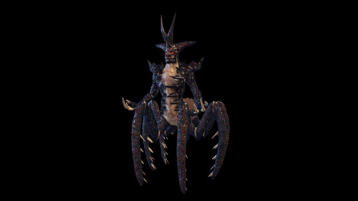 Creature 01 3D Model