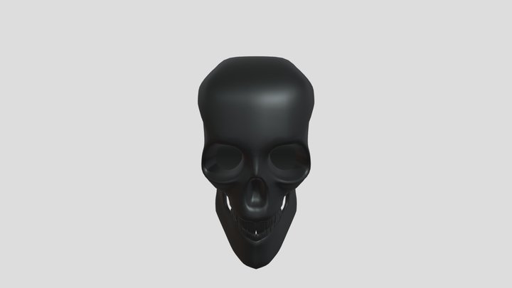 Black Skull 3D Model