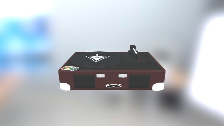 record player 3D Model