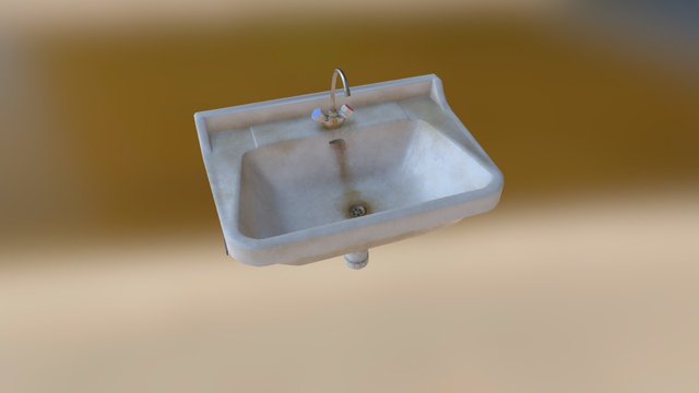 old soviet sink 3D Model