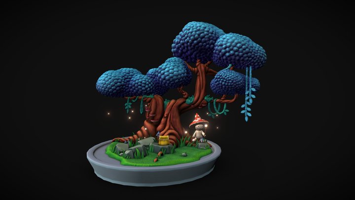 Magic Tree 3D Model