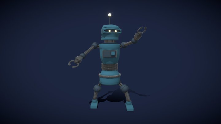 Friendly Robot - Craig 3D Model