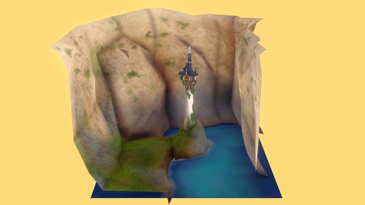 tangled tower 3D Model
