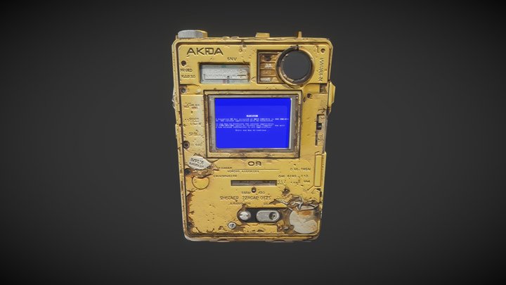 Retro Old ElectroPhone/ Sci-fi 3D Model