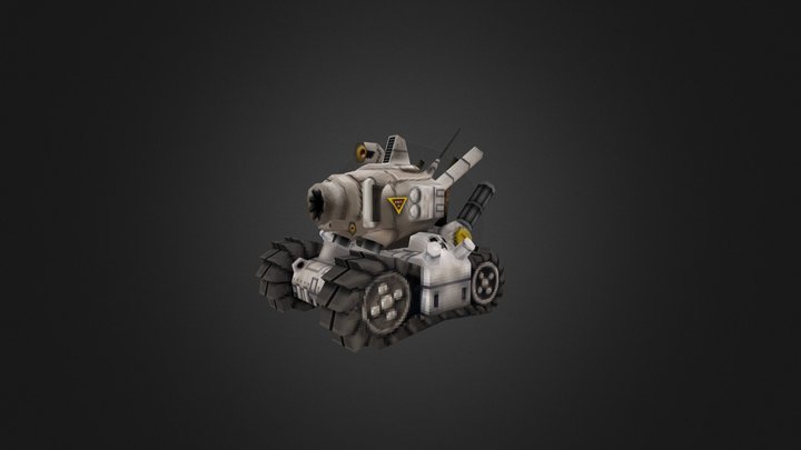 metal slug Tank_01 3D Model
