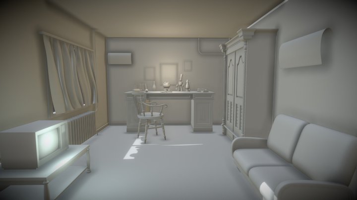 №2 окружение (no tex) #RobolabChallenge2021 3D Model