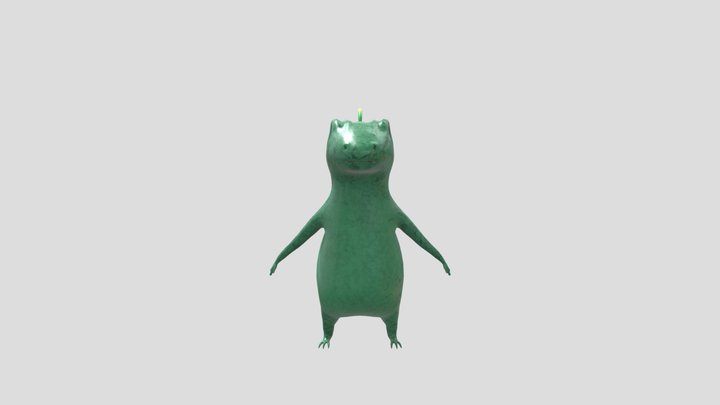Stylized Lizard 3D Model