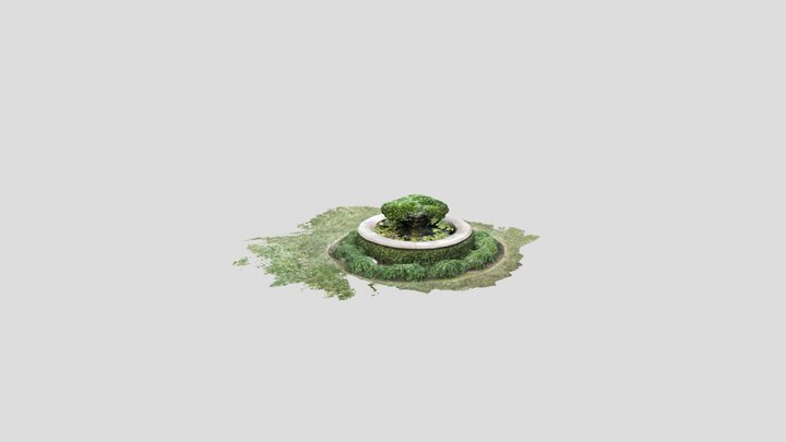 Green Fountain 3D Model