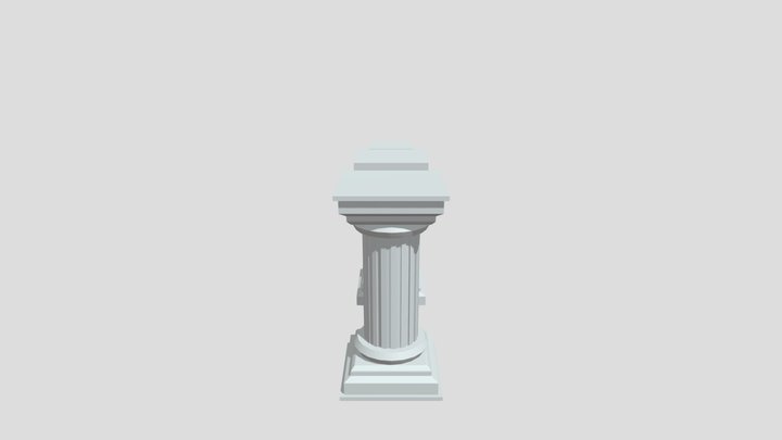 COLUMNS LOW POLY EXAMPLES 3D Model