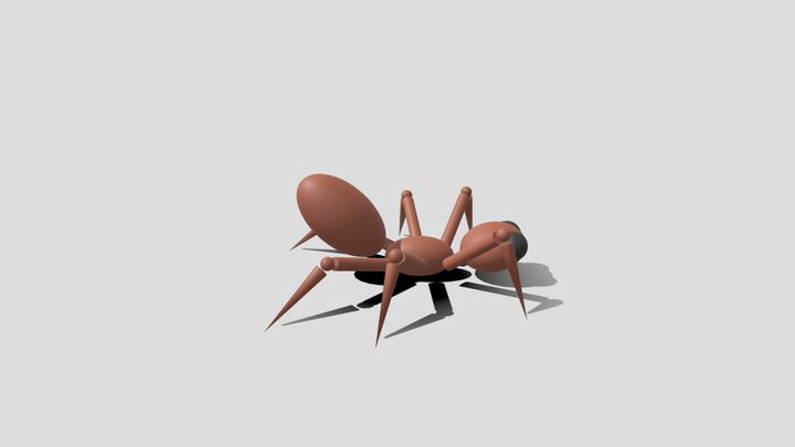 Pet Ant 3D Model