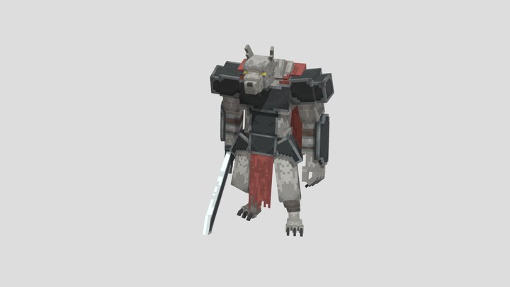 Werewolf knight 3D Model