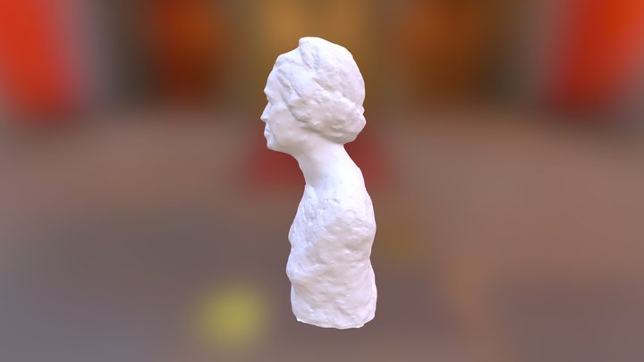 Rosa Park Bust 3D Model