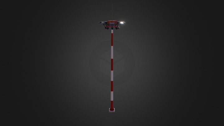 Jupiter Spotlight Mast 3D Model