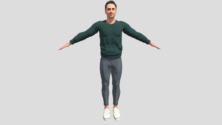 Bilawal Bhutto Animated 3D Model 3D Model