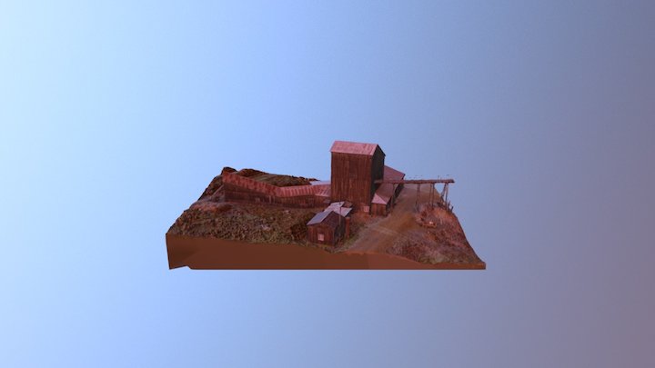 Heishuset ved Olavsgruva på Røros 3D Model