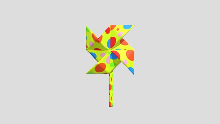 origami-pinwheel 3D Model