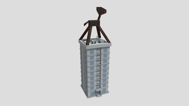 Wooden Horse Apartment 3D Model