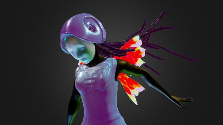 Crypto-Squid Fairy 3D Model