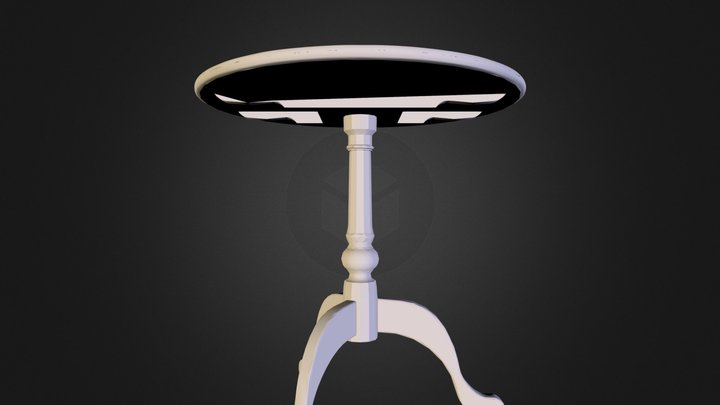 table_tiltop02.obj 3D Model