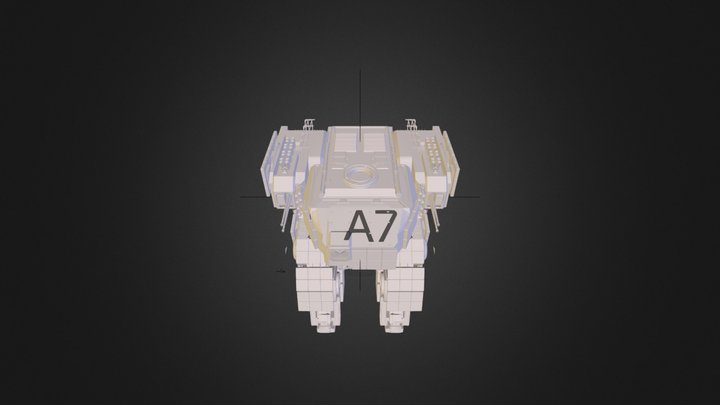 Mech WIP 3D Model