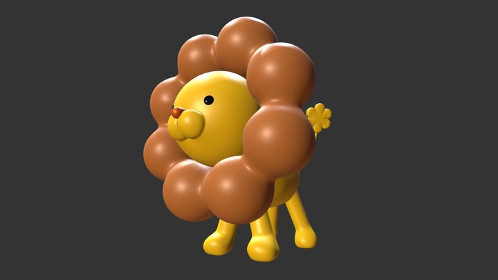 Pon De Lion 3D Model