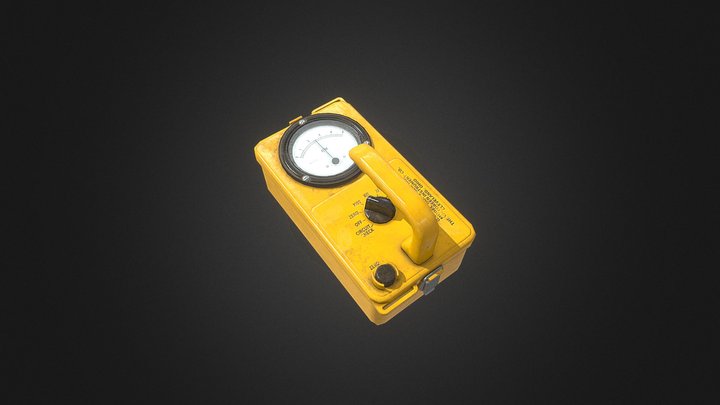 Geiger Counter 3D Model