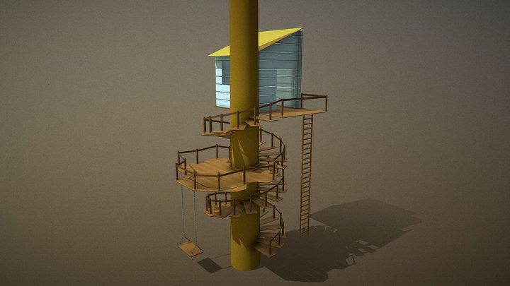 Treehouse 3D Model