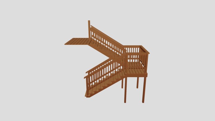 Clark Stairs 3D Model